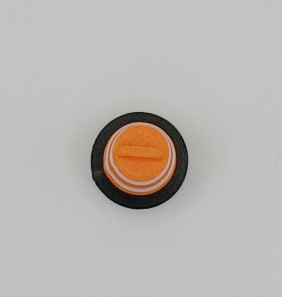 1:64 Small Orange Construction Safety Barrel 3D Printed Diecast Diorama Accessory