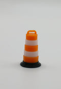 1:64 Small Orange Construction Safety Barrel 3D Printed Diecast Diorama Accessory