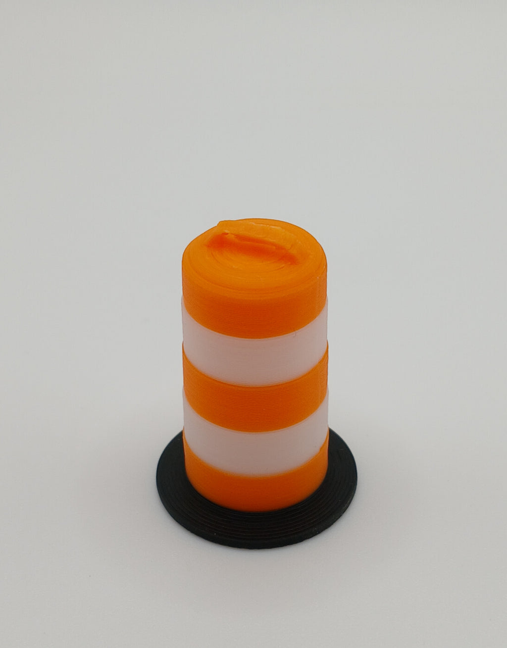 1:64 Orange Construction Safety Barrel 3D Printed Diecast Diorama Accessory