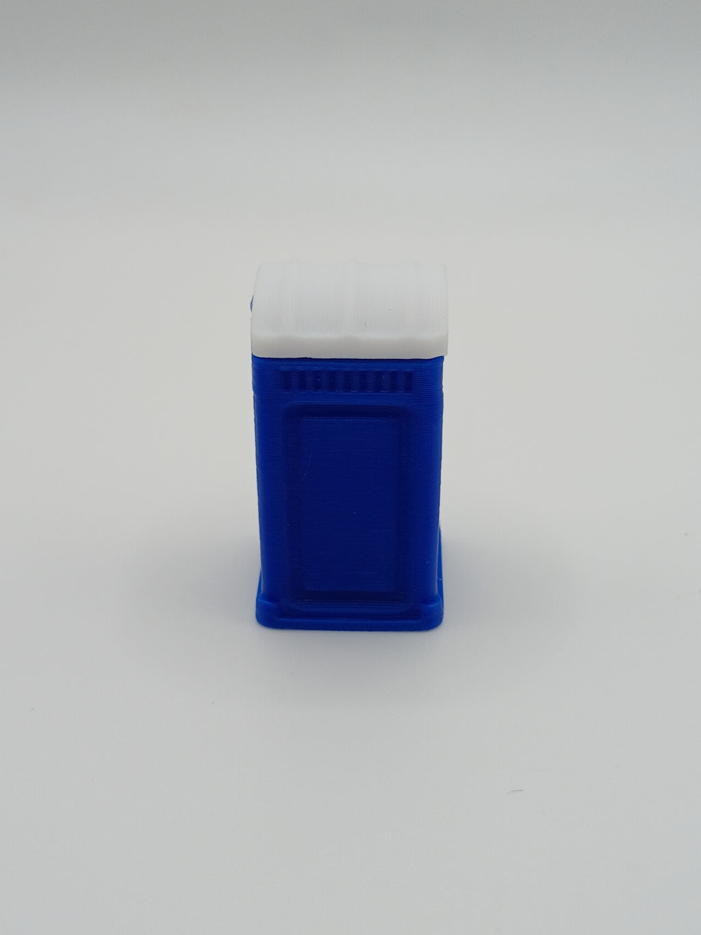 1:87 HO Scale Blue Portable Toilet Porta Potty 3D Printed Diecast Diorama