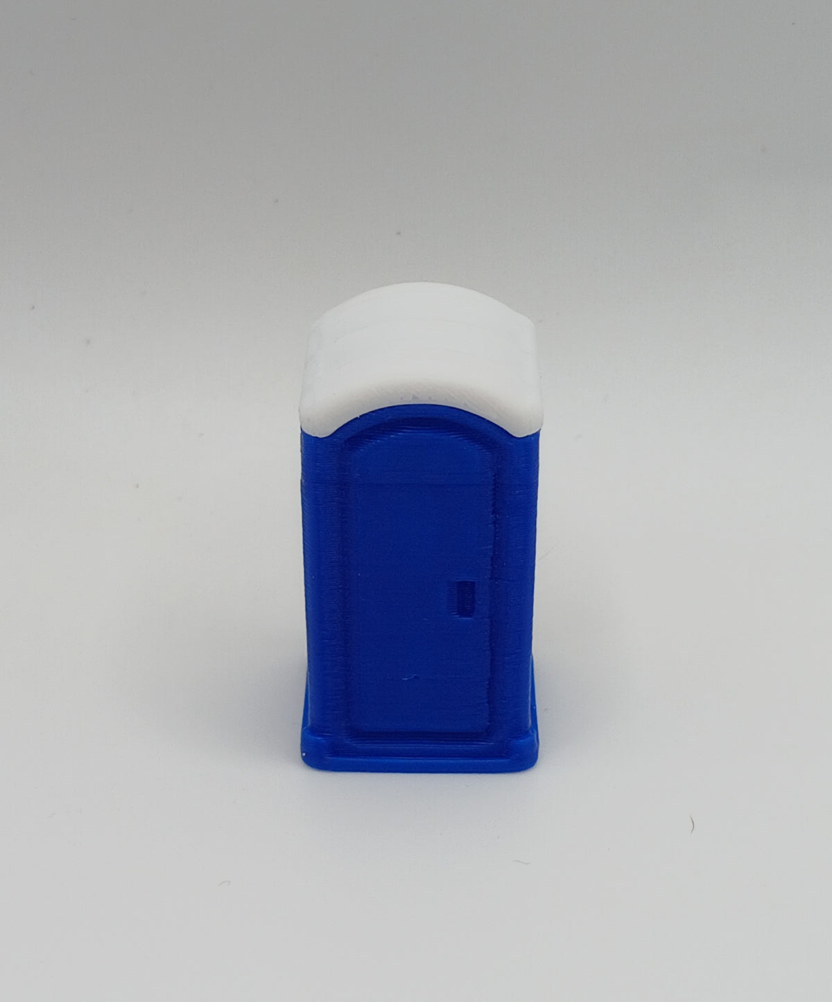 1:64 Scale Blue Portable Toilet Porta Potty 3D Printed Diecast Diorama