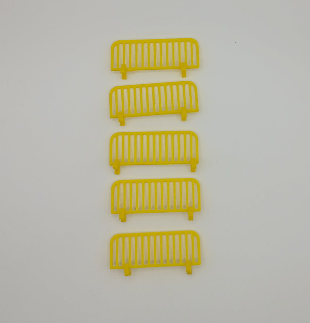 1:64 Yellow Road Construction Barrier 3D Printed Diecast Diorama Accessory