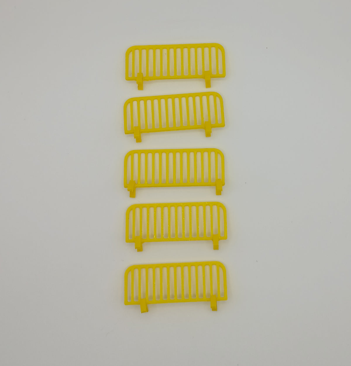 1:64 Yellow Road Construction Barrier 3D Printed Diecast Diorama Accessory