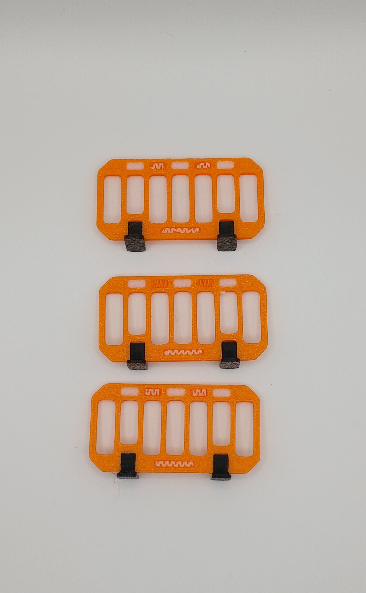 1:87 HO Orange Road Construction Barrier 3D Printed Diecast Diorama Accessory