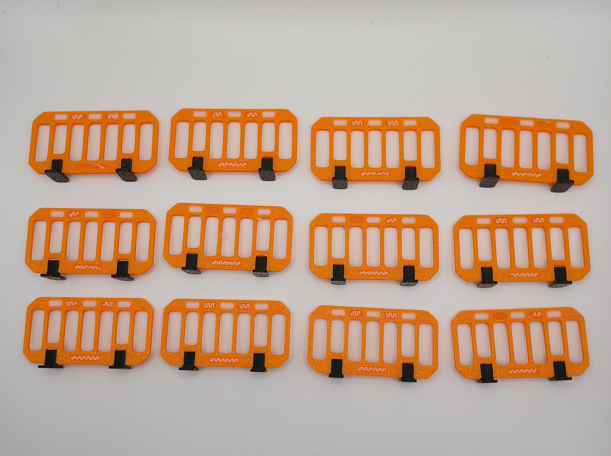 1:87 HO Orange Road Construction Barrier 3D Printed Diecast Diorama Accessory