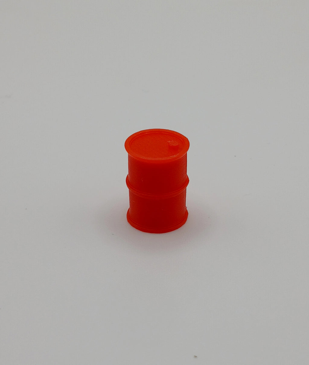 1:87 HO Scale Red Oil Drum Barrel Garage Diorama 3D Printed
