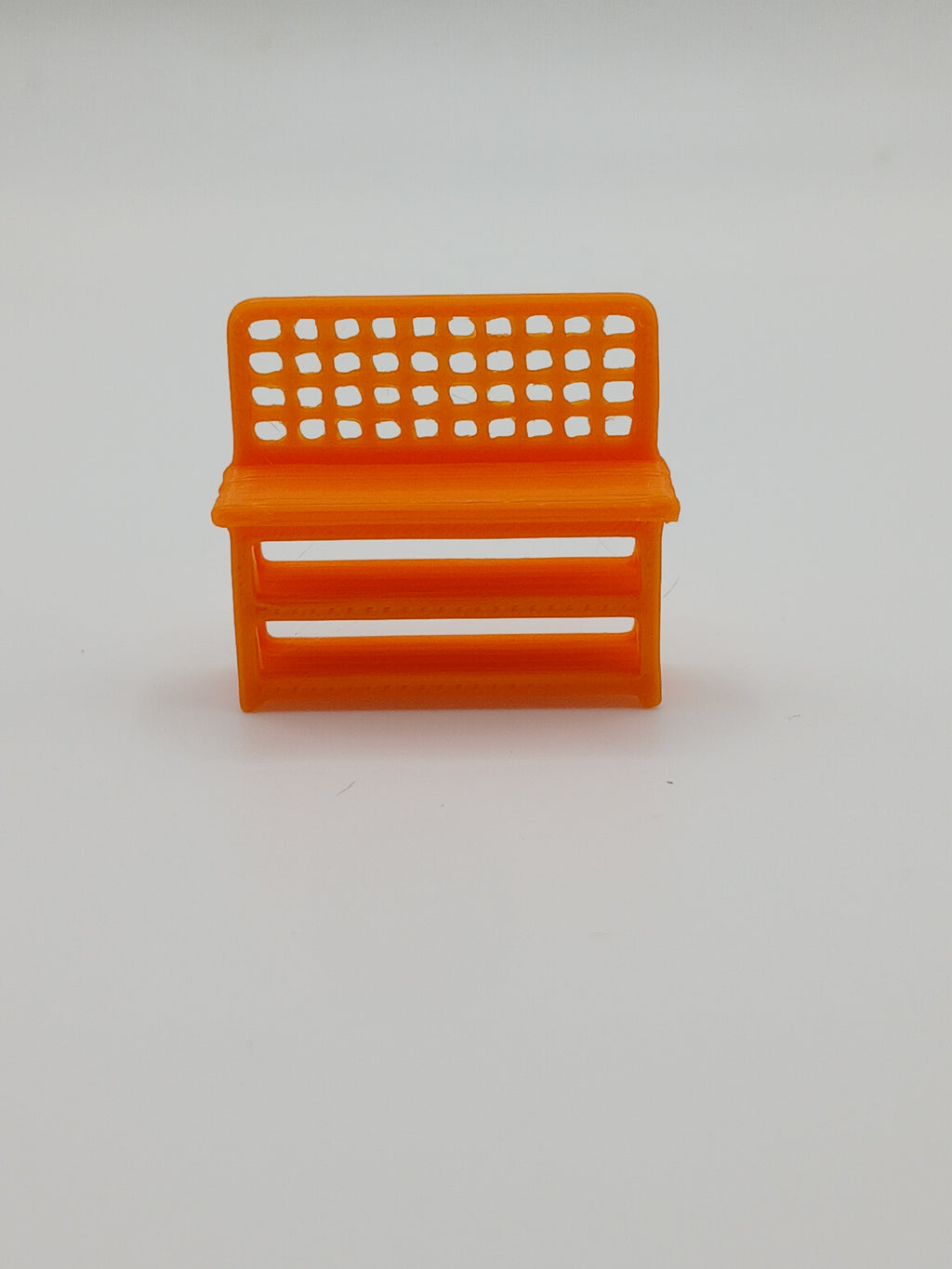 1:87 HO Scale Orange Work Bench 3D Printed Garage Workshop Diorama Accessory
