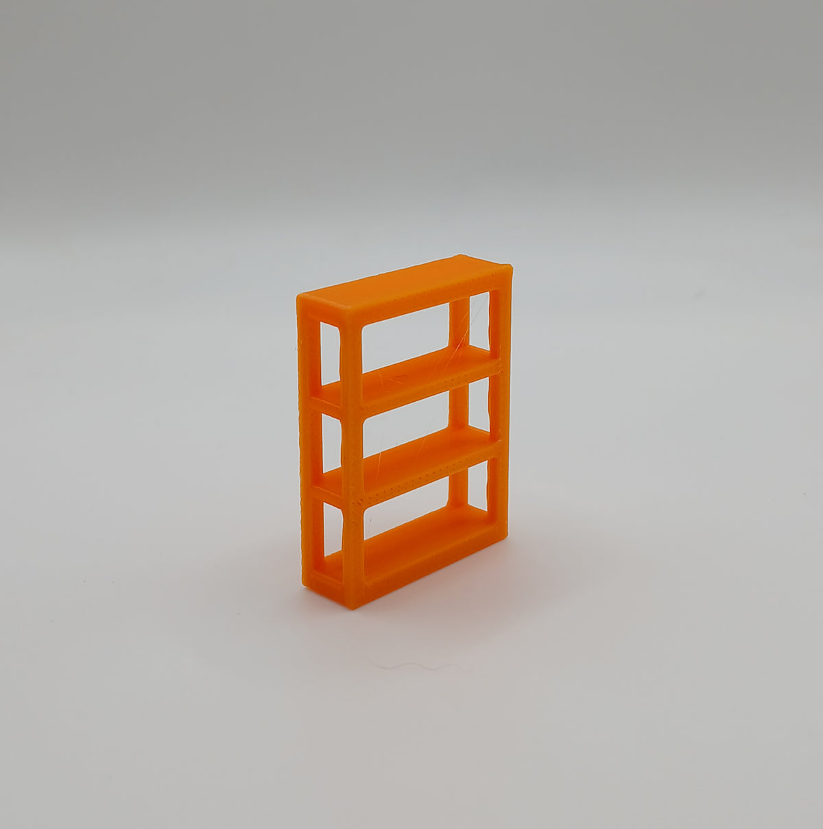 1:64 Scale Orange Garage Shelving Unit Diecast Diorama Accessory
