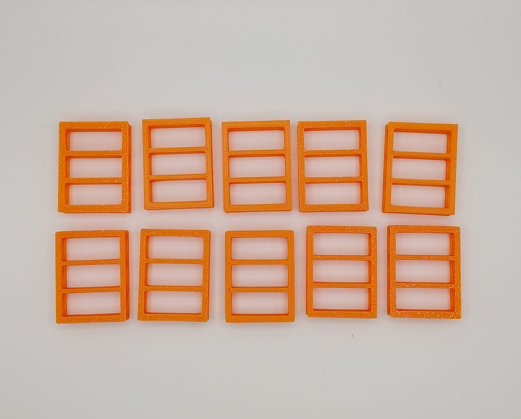 1:64 Scale Orange Garage Shelving Unit Diecast Diorama Accessory