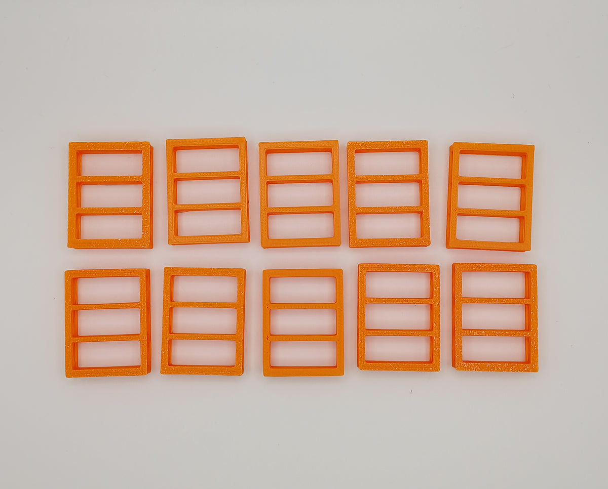 1:64 Scale Orange Garage Shelving Unit Diecast Diorama Accessory