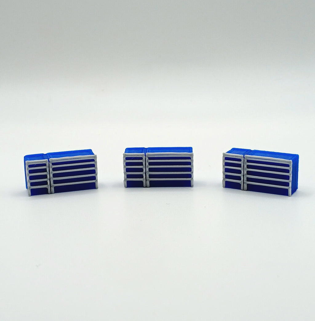 1:64 Scale Blue Silver Toolbox Garage Diecast Diorama Accessory