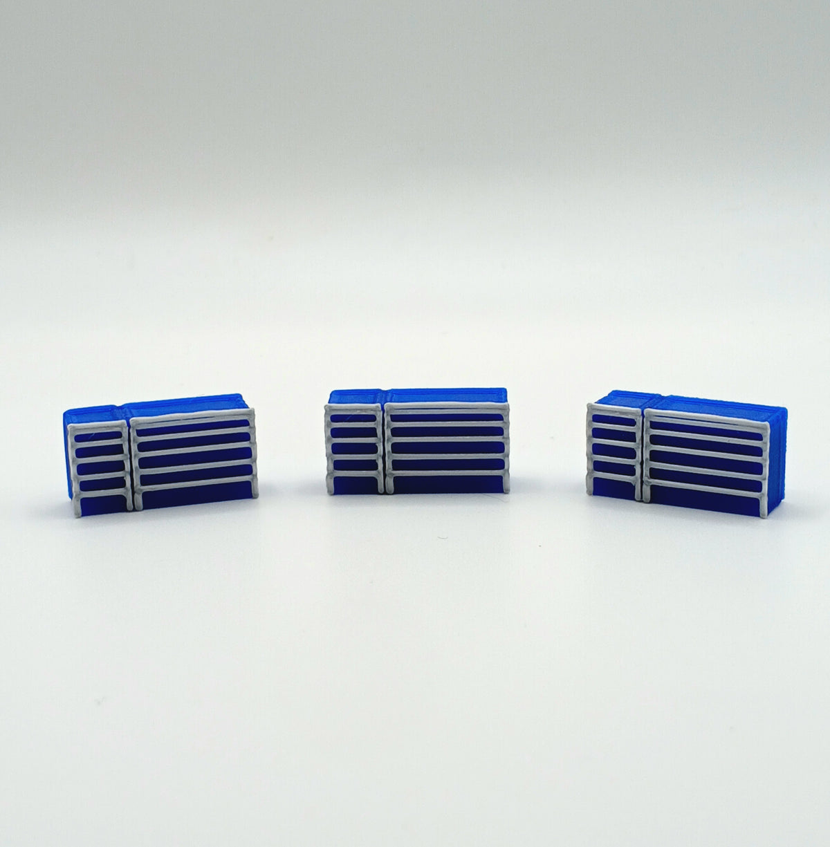 1:64 Scale Blue Silver Toolbox Garage Diecast Diorama Accessory