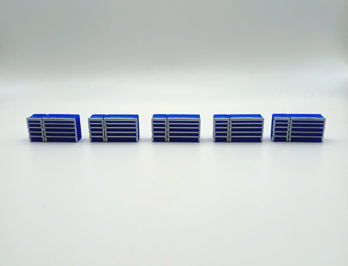 1:64 Scale Blue Silver Toolbox Garage Diecast Diorama Accessory