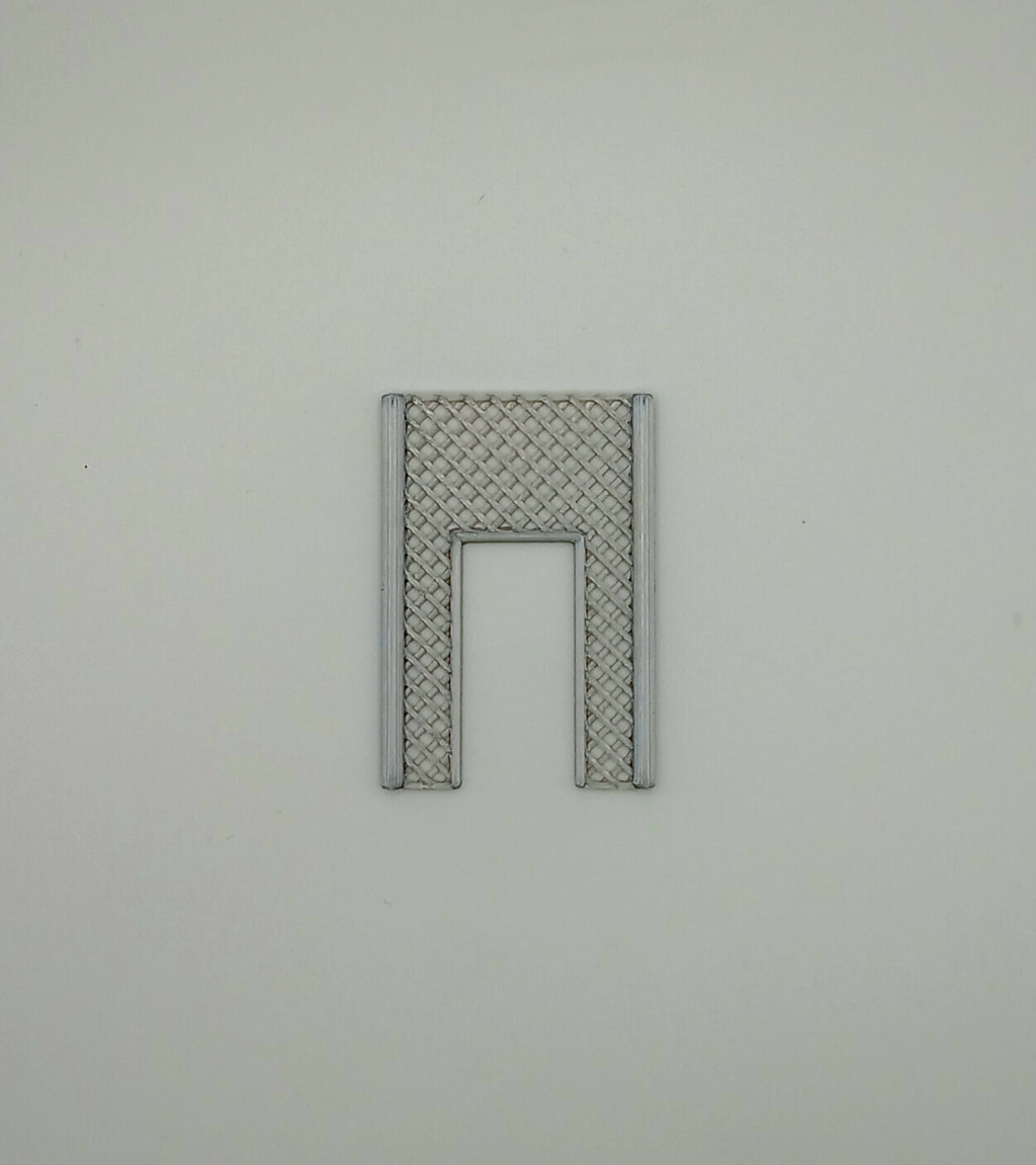1:64 Scale Silver Fence with Pedestrian Opening Diorama