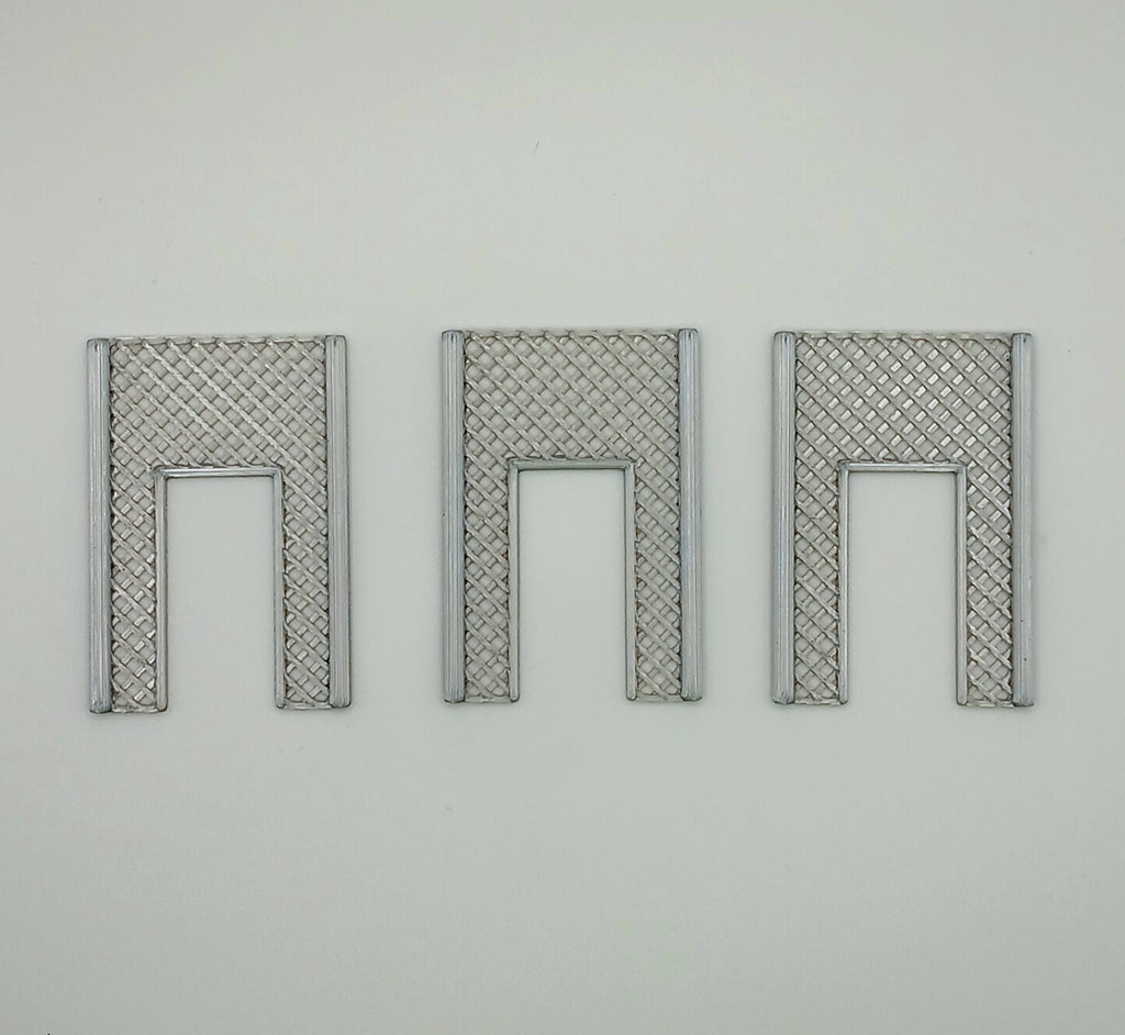 1:64 Scale Silver Fence with Pedestrian Opening Diorama
