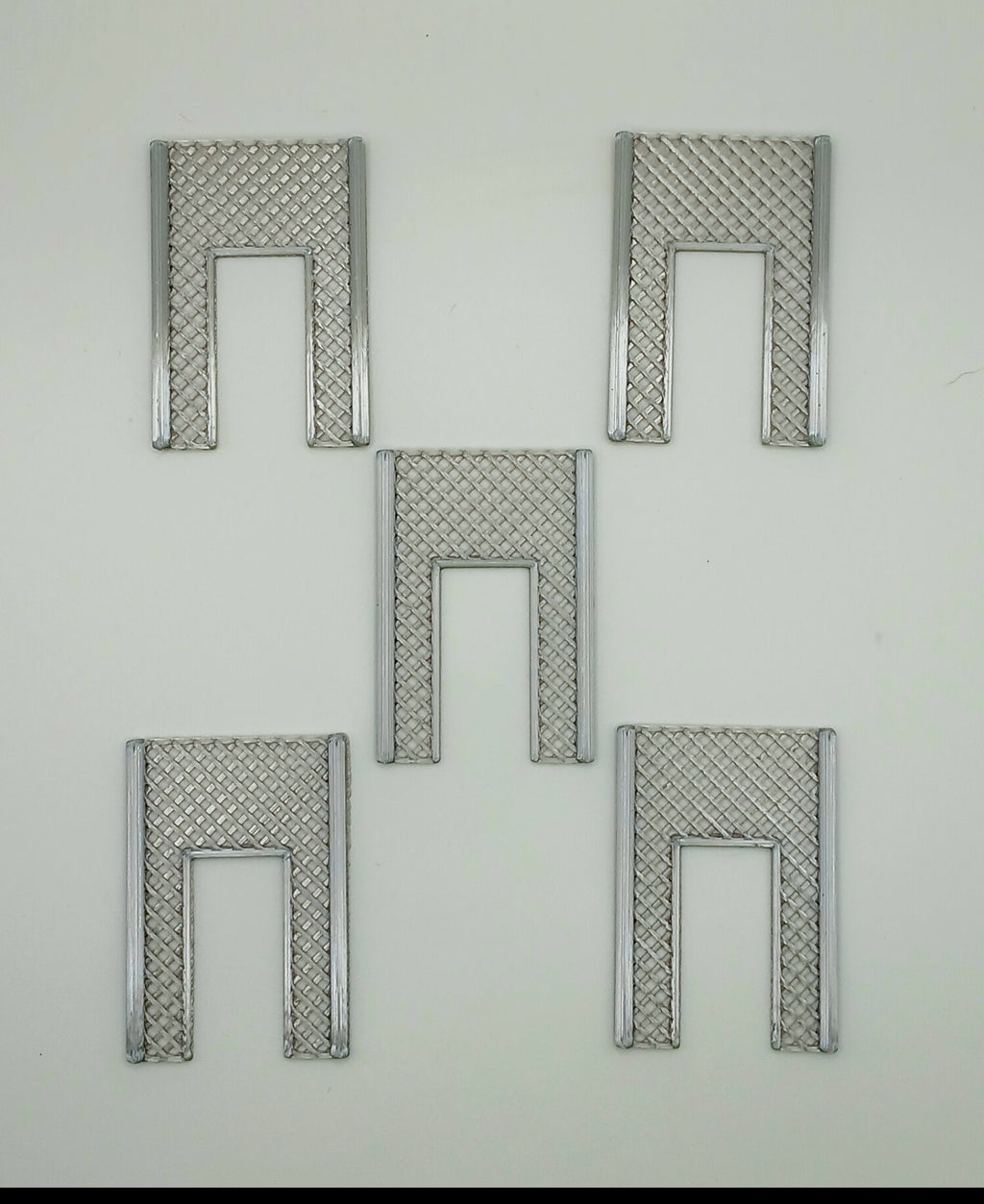 1:64 Scale Silver Fence with Pedestrian Opening Diorama