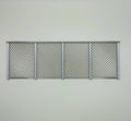 1:64 Scale Silver Four Panel Fence Diecast Diorama Accessory