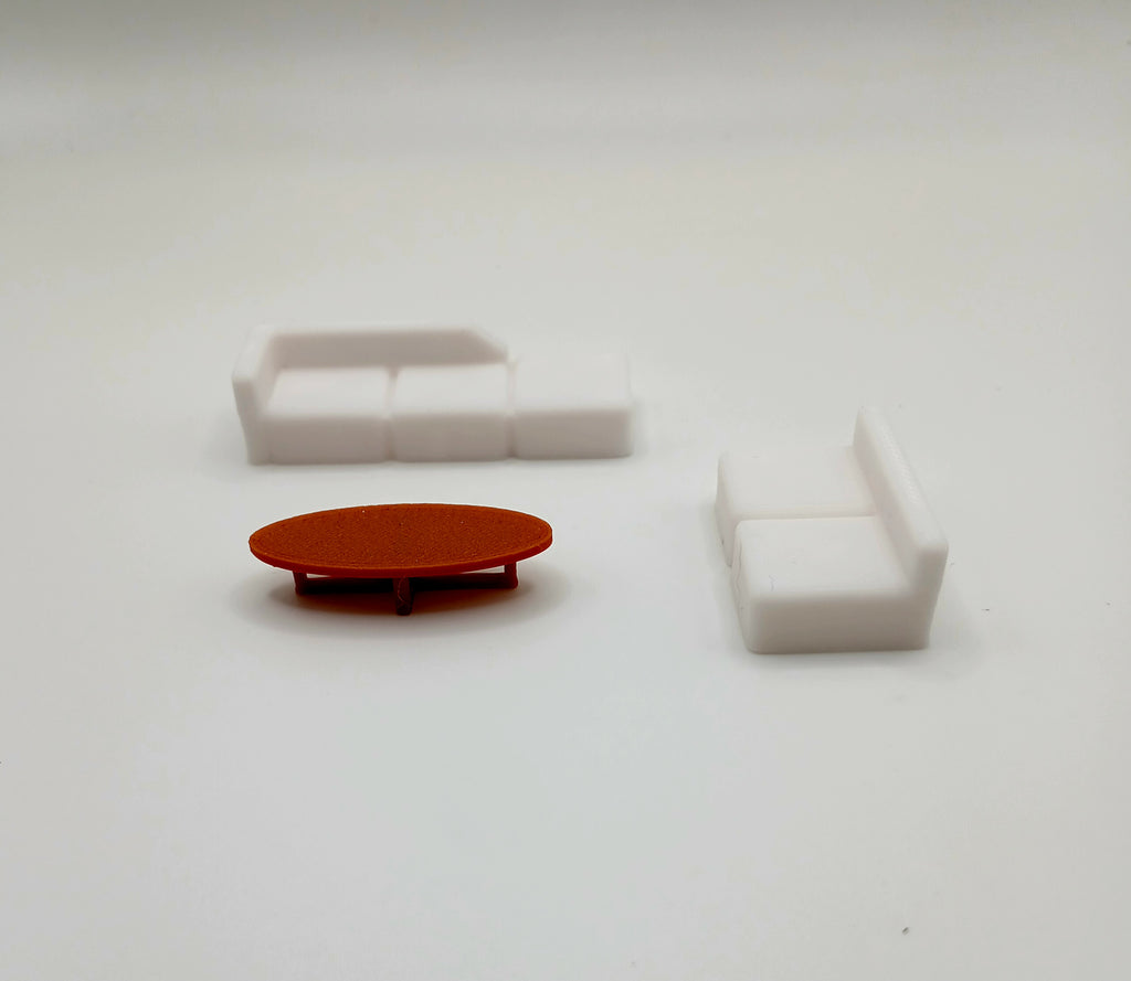 1:64 Scale 3D Printed Car Showroom Diorama Model Kit Assembly Required