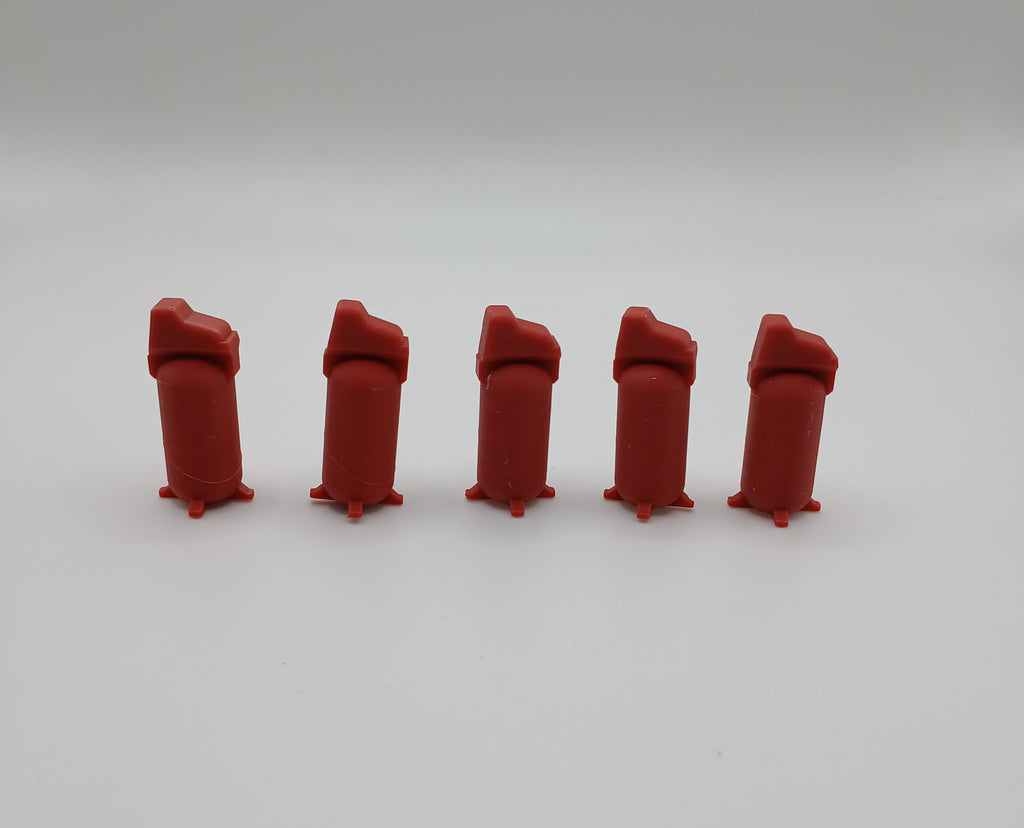 1:64 Scale Red Air Compressor Resin Printed Garage Diorama