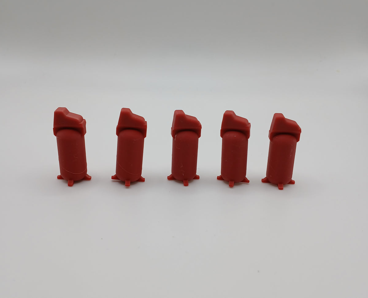 1:64 Scale Red Air Compressor Resin Printed Garage Diorama