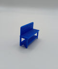 1:64 Scale Blue Workbench – 3D Printed Garage Diorama Accessory