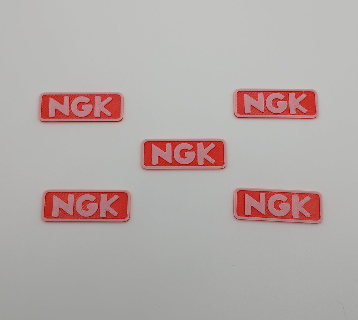 1:64 Scale Orange NGK Racing Banner – 3D Printed Garage Accessory