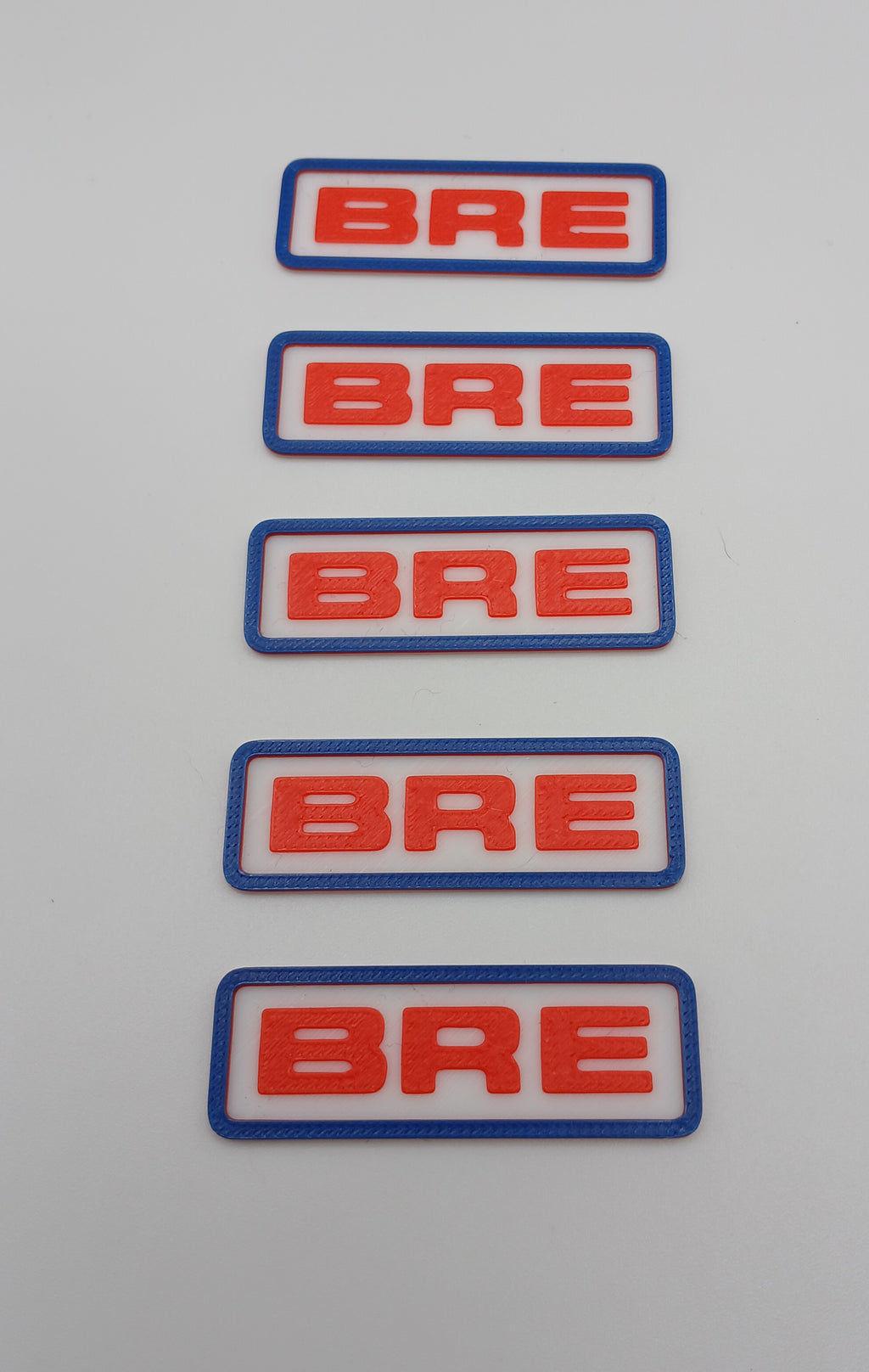 1:64 Scale Blue Orange BRE Sign 3D Printed Diorama Accessories