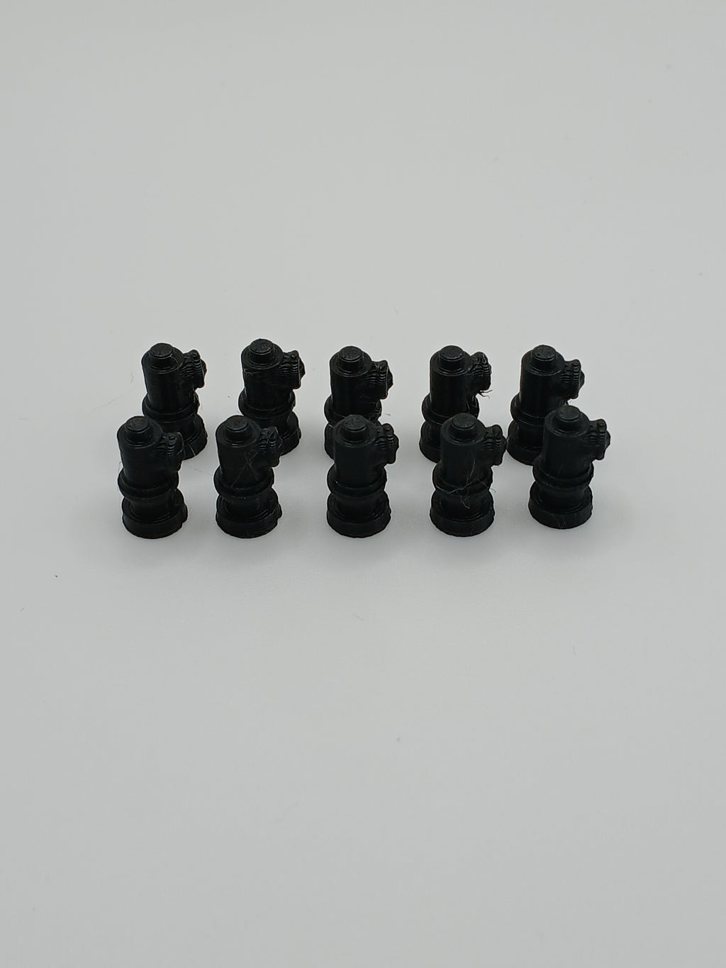 1:64 Scale Black Fire Hydrant 3D Printed Diorama Accessory