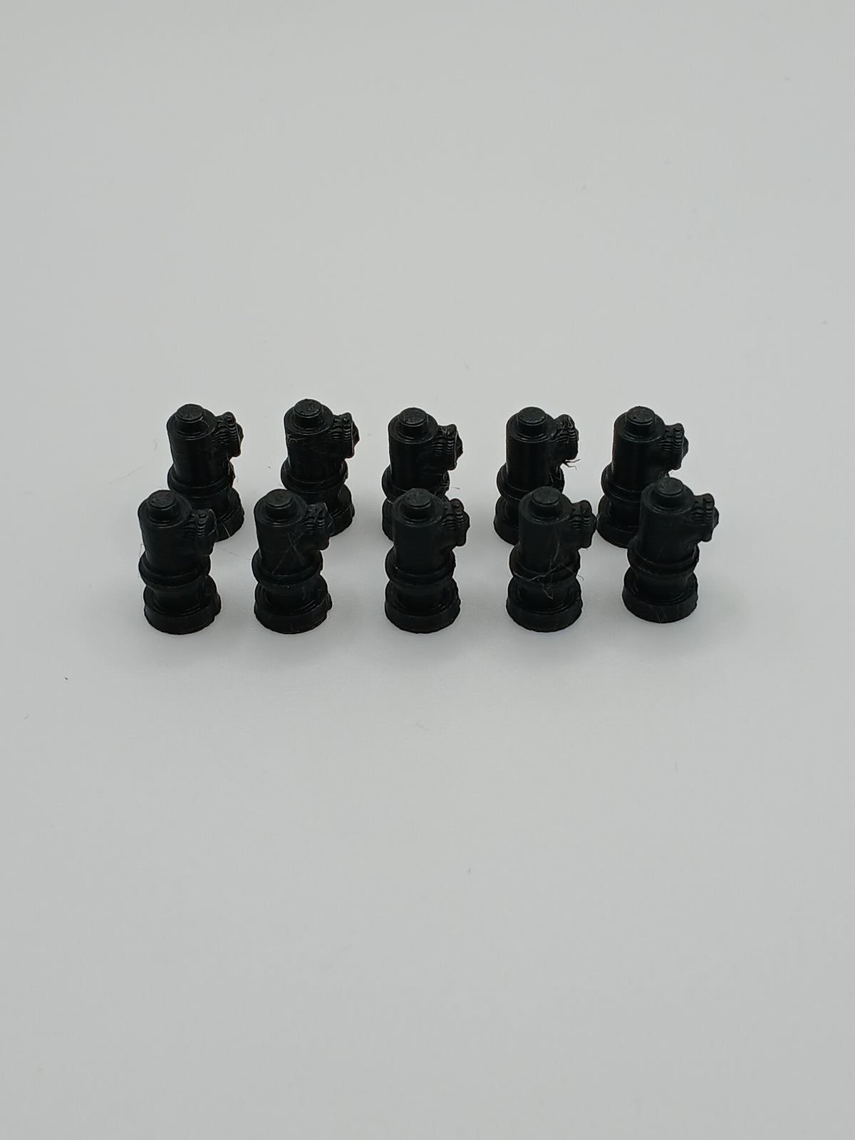 1:64 Scale Black Fire Hydrant 3D Printed Diorama Accessory