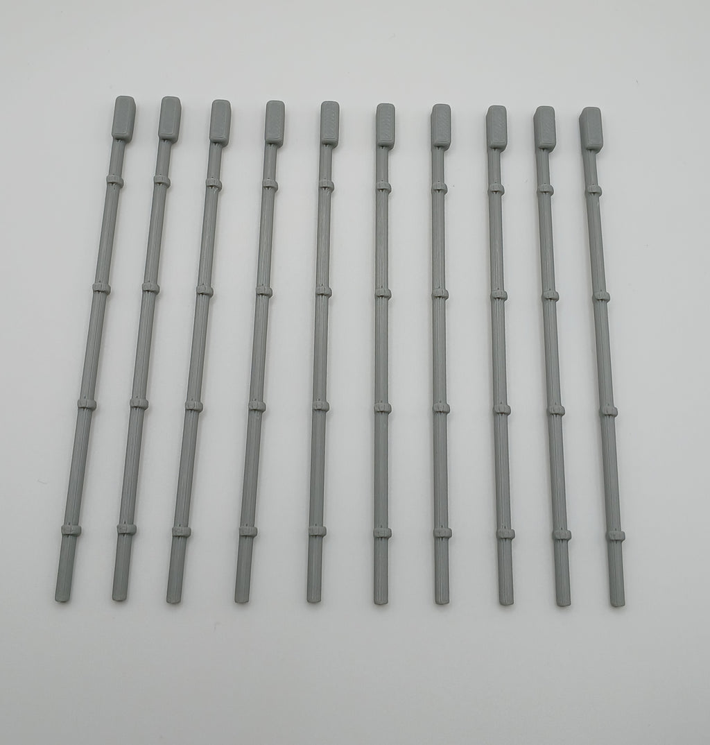 1:64 Scale Gray Electrical Service Mast 3D Printed Diorama