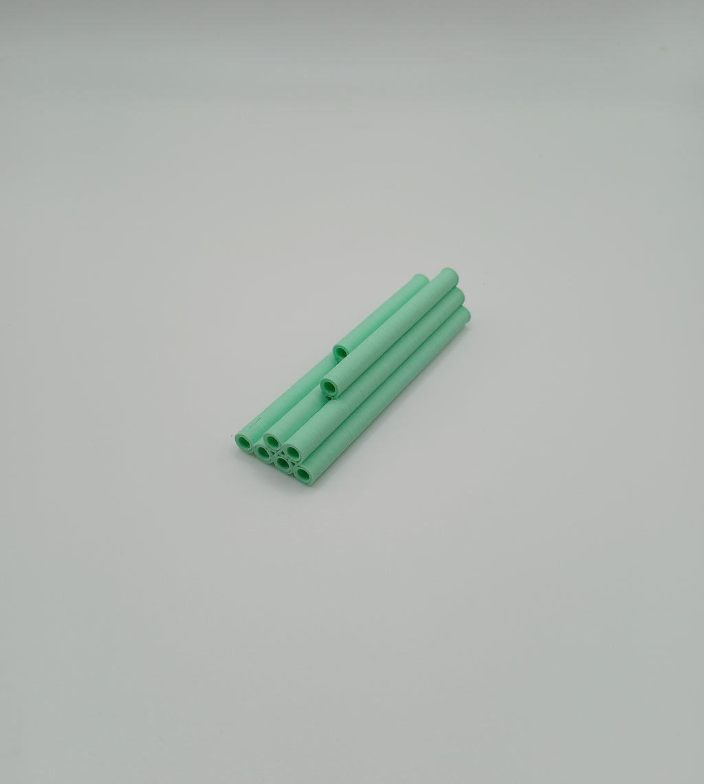 1:64 Scale Green Pipe Stack 3D Printed Construction Diorama Accessory