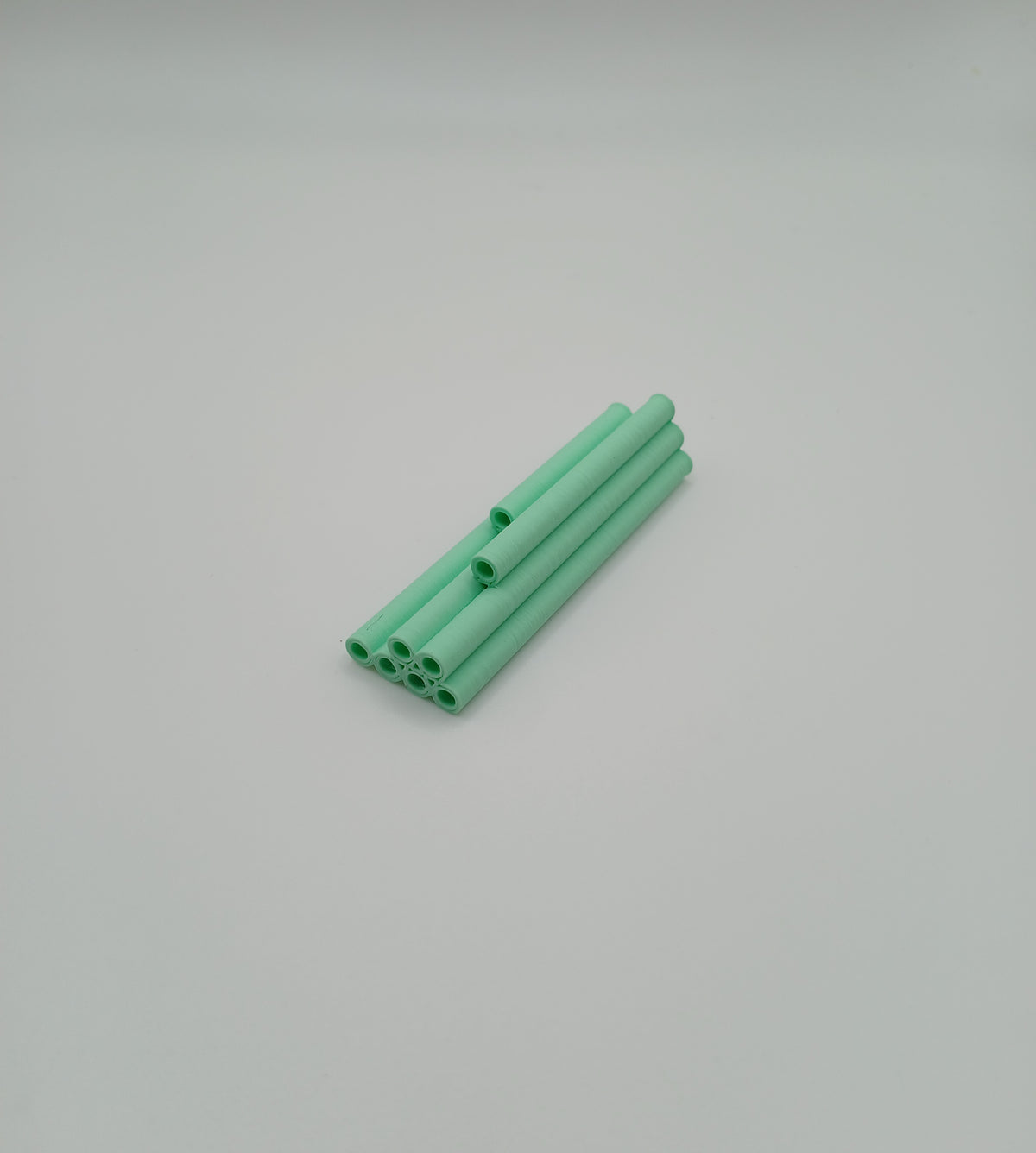 1:64 Scale Green Pipe Stack 3D Printed Construction Diorama Accessory