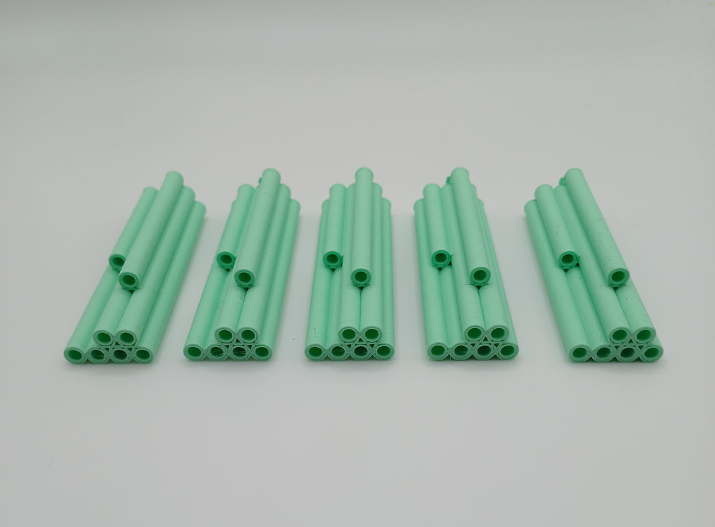 1:64 Scale Green Pipe Stack 3D Printed Construction Diorama Accessory