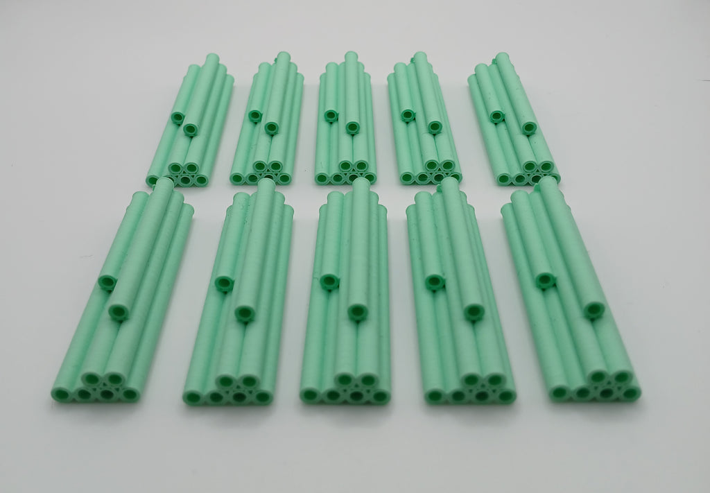 1:64 Scale Green Pipe Stack 3D Printed Construction Diorama Accessory