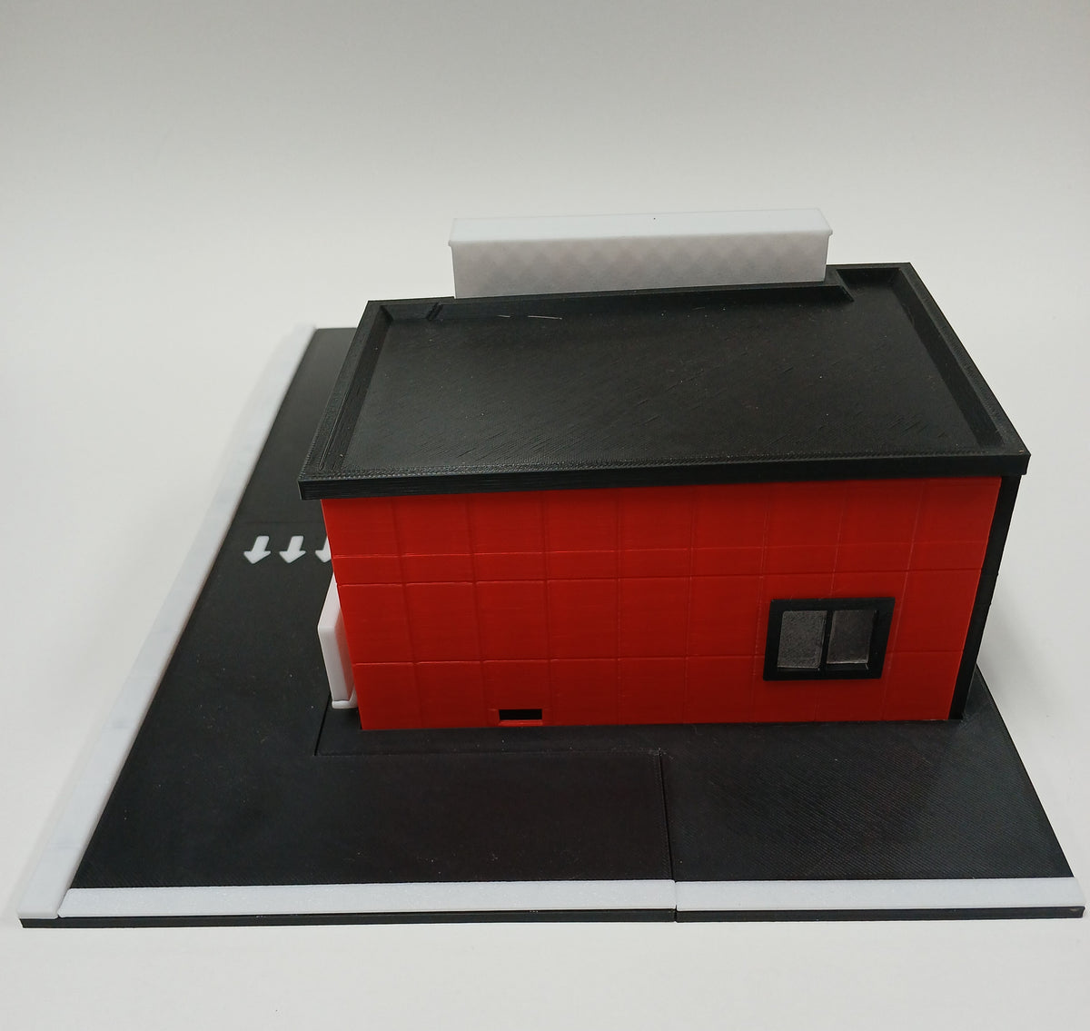1:64 Scale KFC Restaurant 3D Printed Diorama Model Kit - Assembly Required