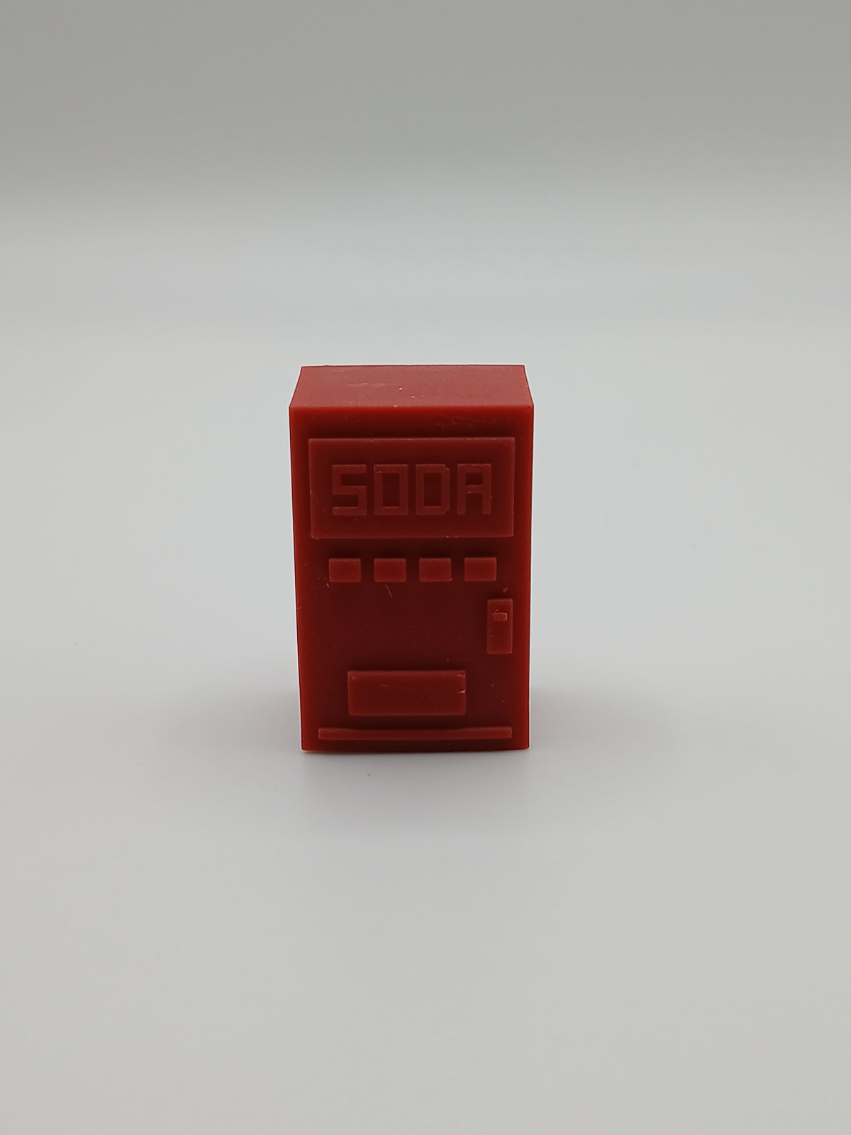 1:64 Scale Red Soda Machine Resin 3D Printed Diorama Accessory