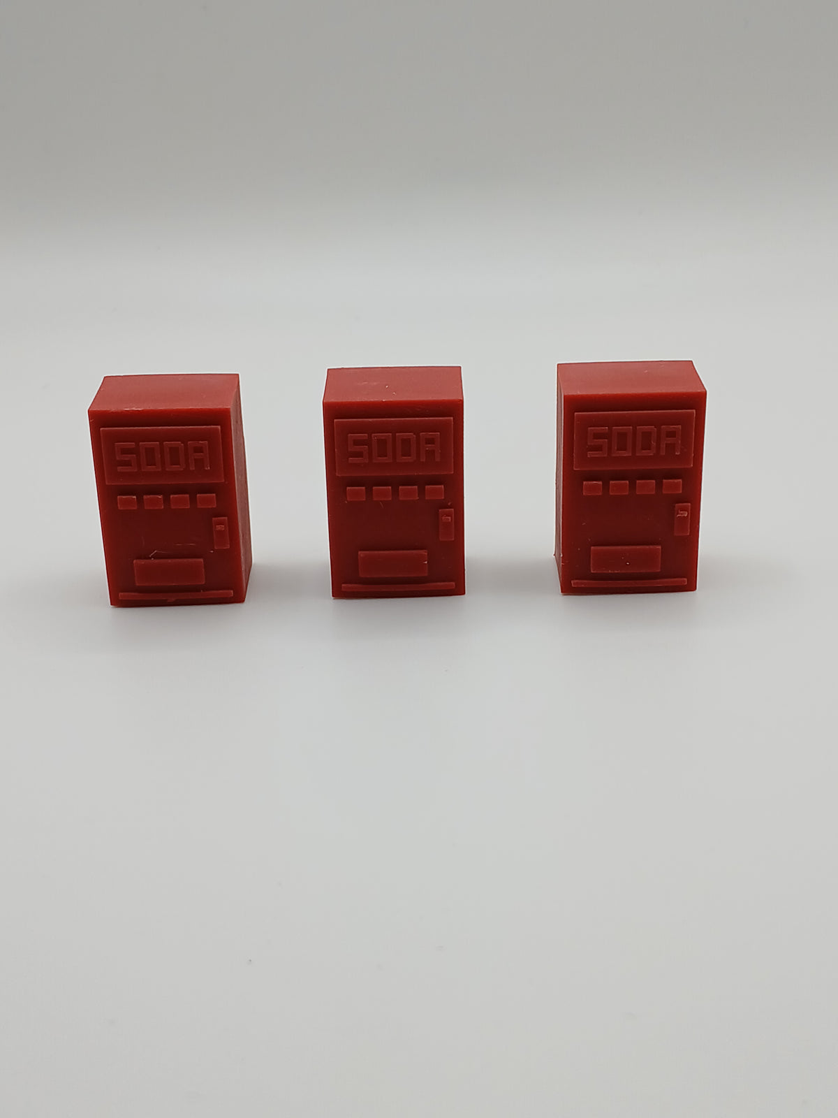 1:64 Scale Red Soda Machine Resin 3D Printed Diorama Accessory