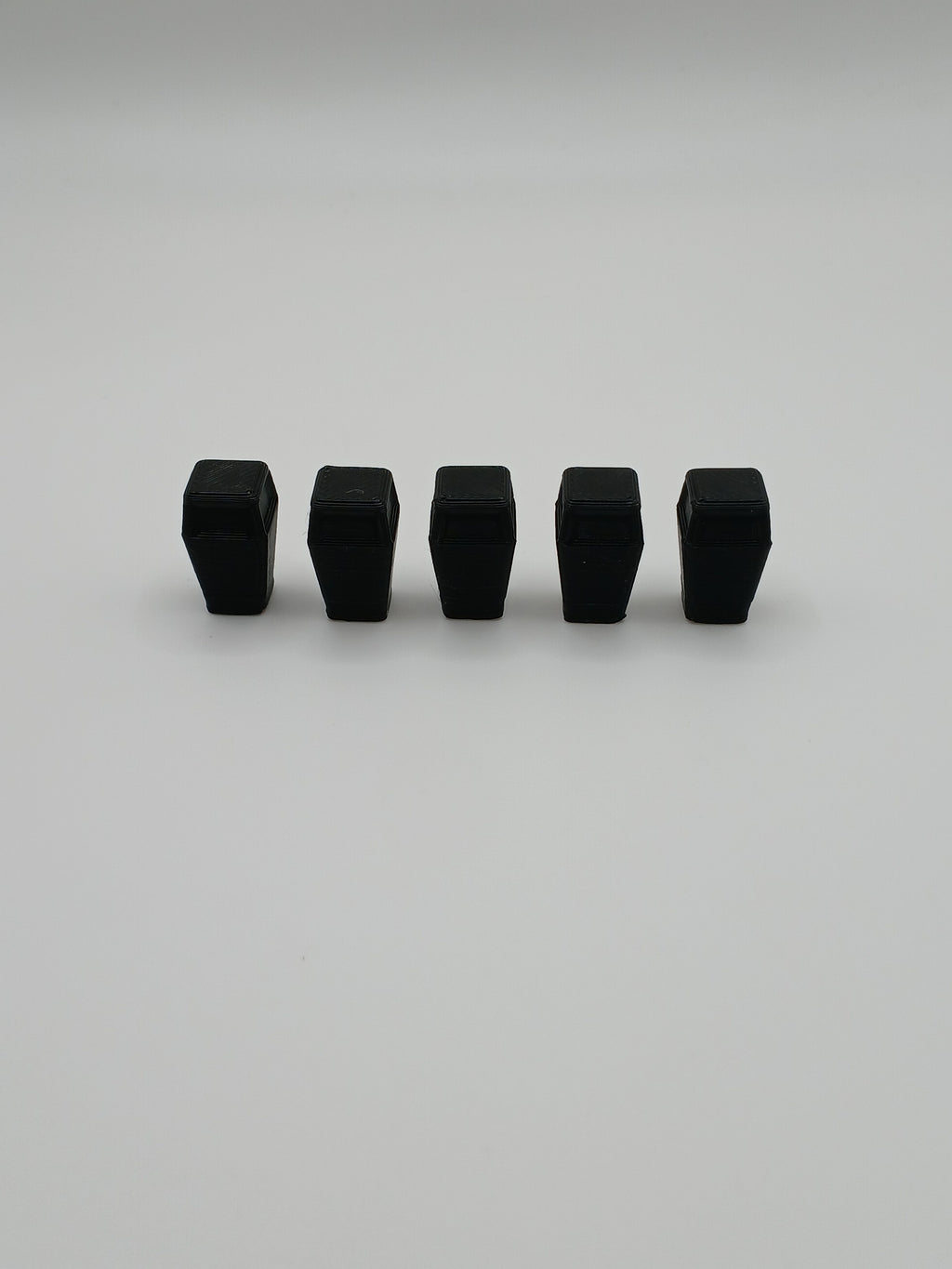 1:64 Black Trash Can 3D Printed Diecast Diorama Accessory