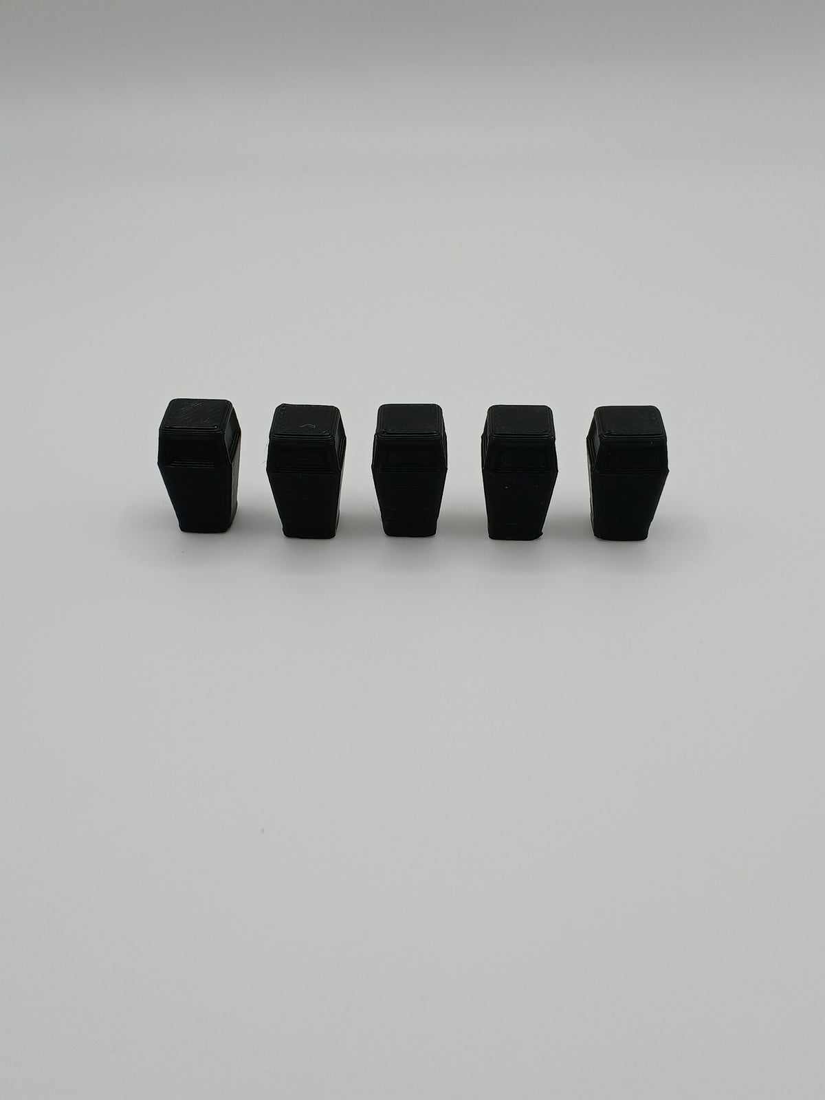 1:64 Black Trash Can 3D Printed Diecast Diorama Accessory
