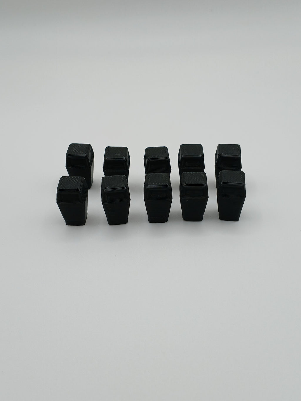 1:64 Black Trash Can 3D Printed Diecast Diorama Accessory