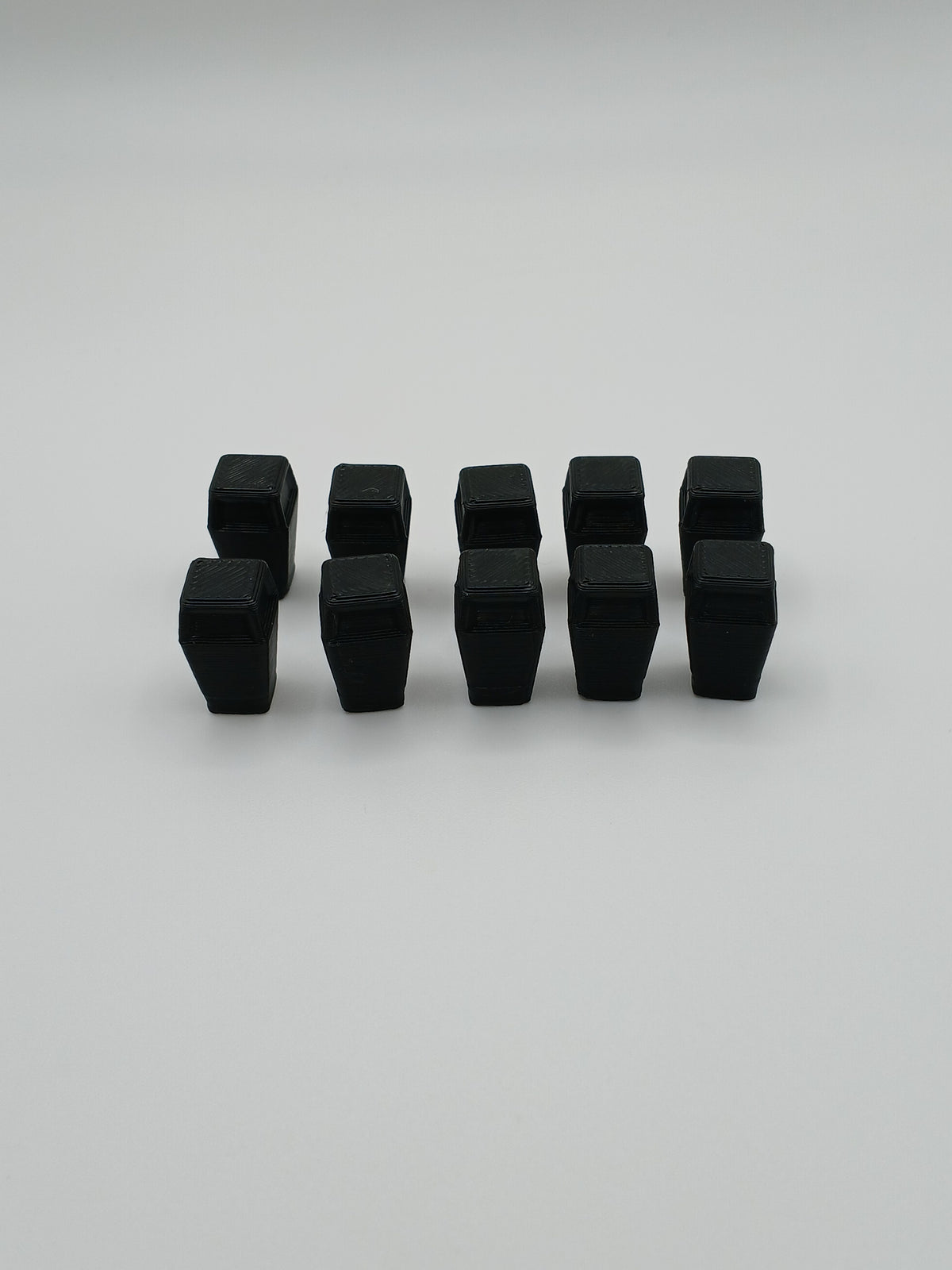 1:64 Black Trash Can 3D Printed Diecast Diorama Accessory