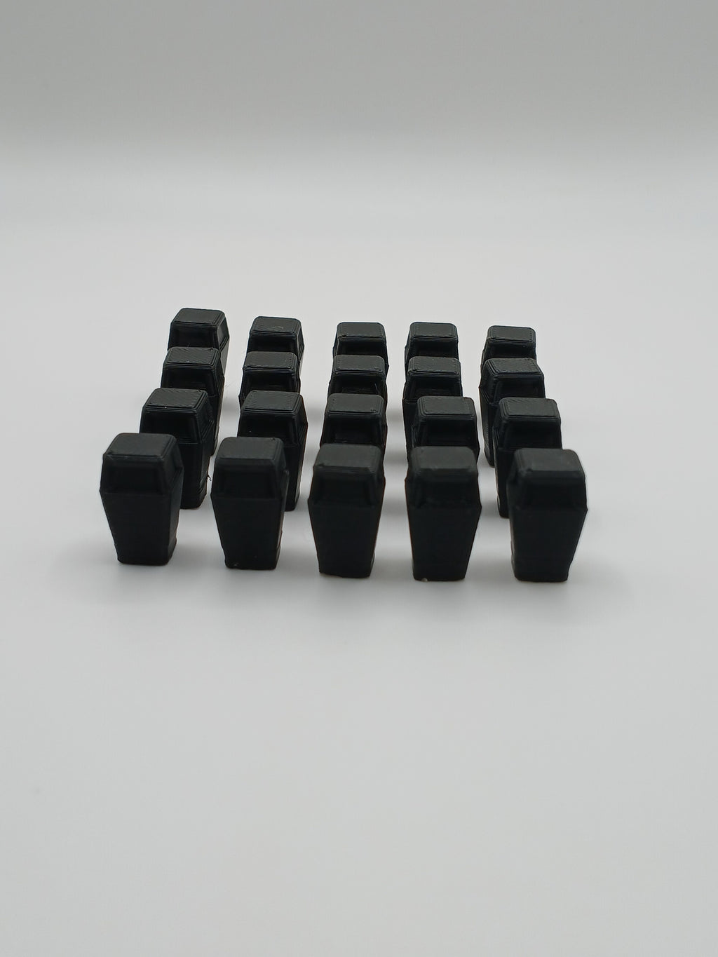 1:64 Black Trash Can 3D Printed Diecast Diorama Accessory