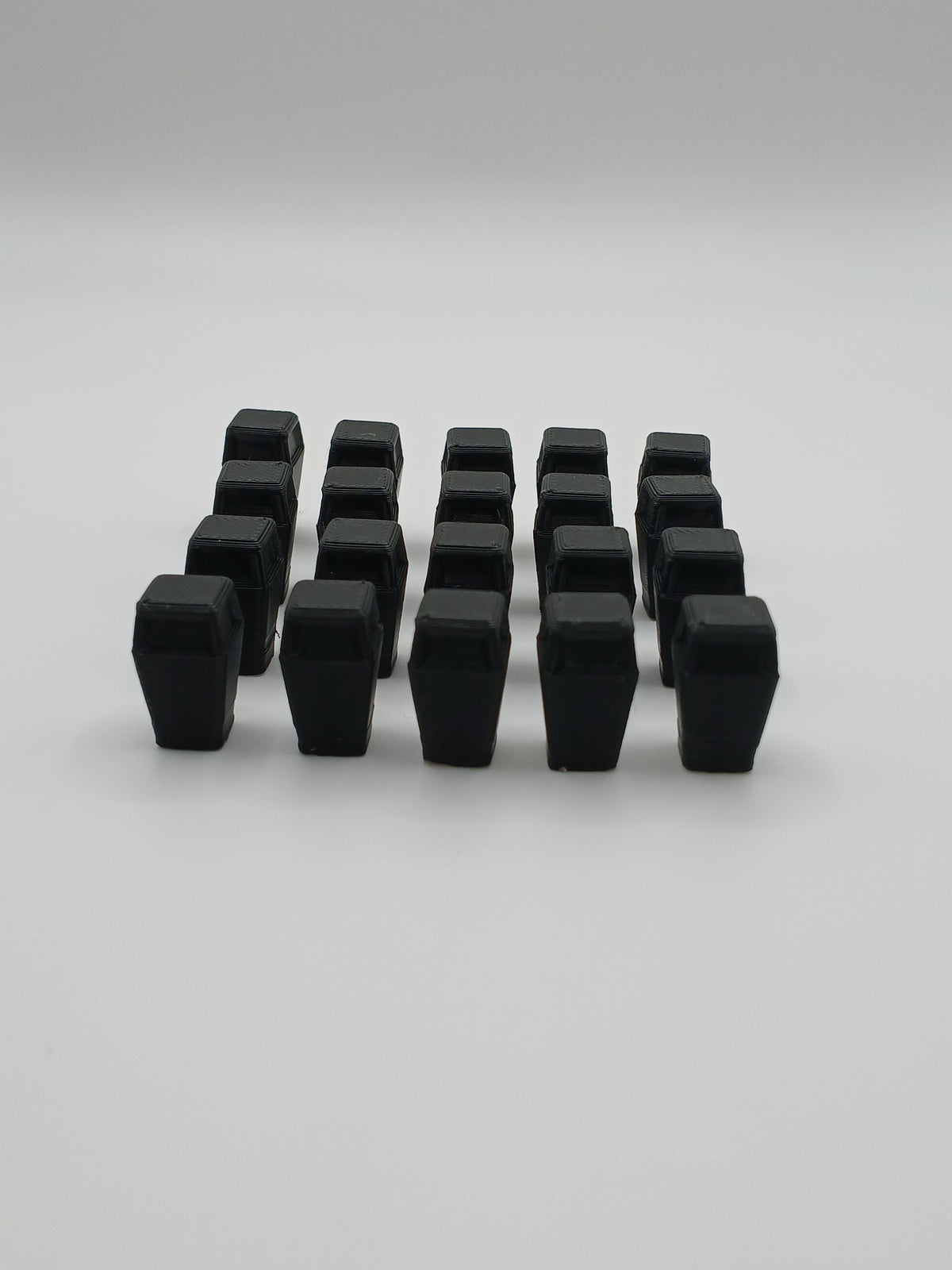1:64 Black Trash Can 3D Printed Diecast Diorama Accessory