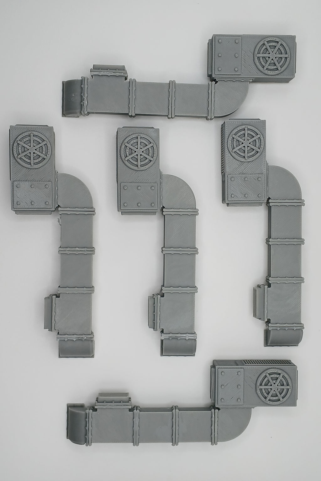 1:64 Scale Large Industrial HVAC 3D Printed Model Kit