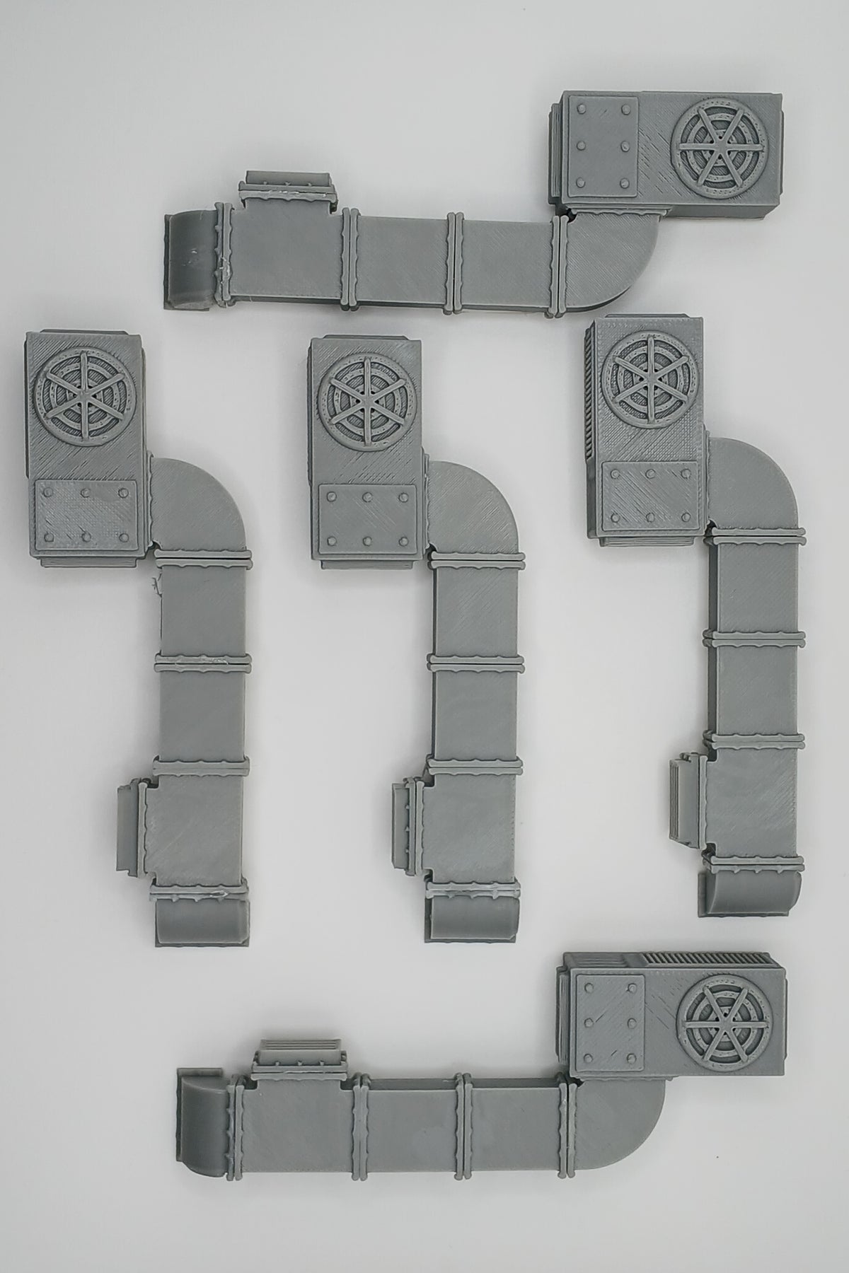 1:64 Scale Large Industrial HVAC 3D Printed Model Kit