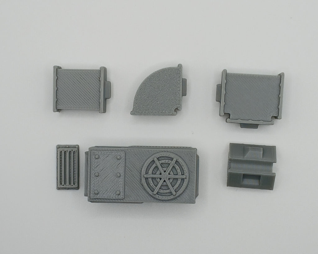 1:64 Scale Large Industrial HVAC 3D Printed Model Kit