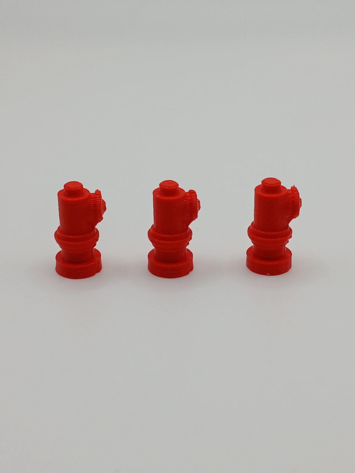 1:64 Scale Red Fire Hydrant 3D Printed Diorama Accessory