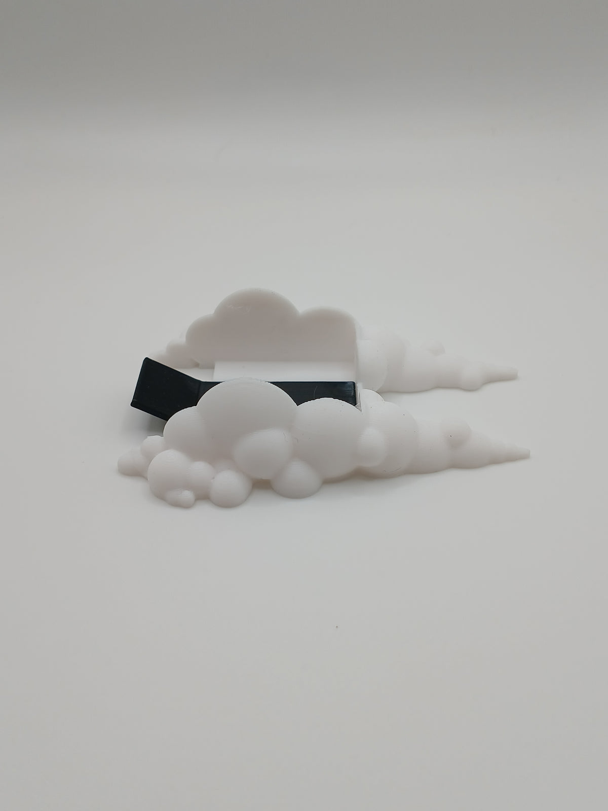 1:64 Scale White Hot Wheels Burnout Smoke 3D Printed Diorama