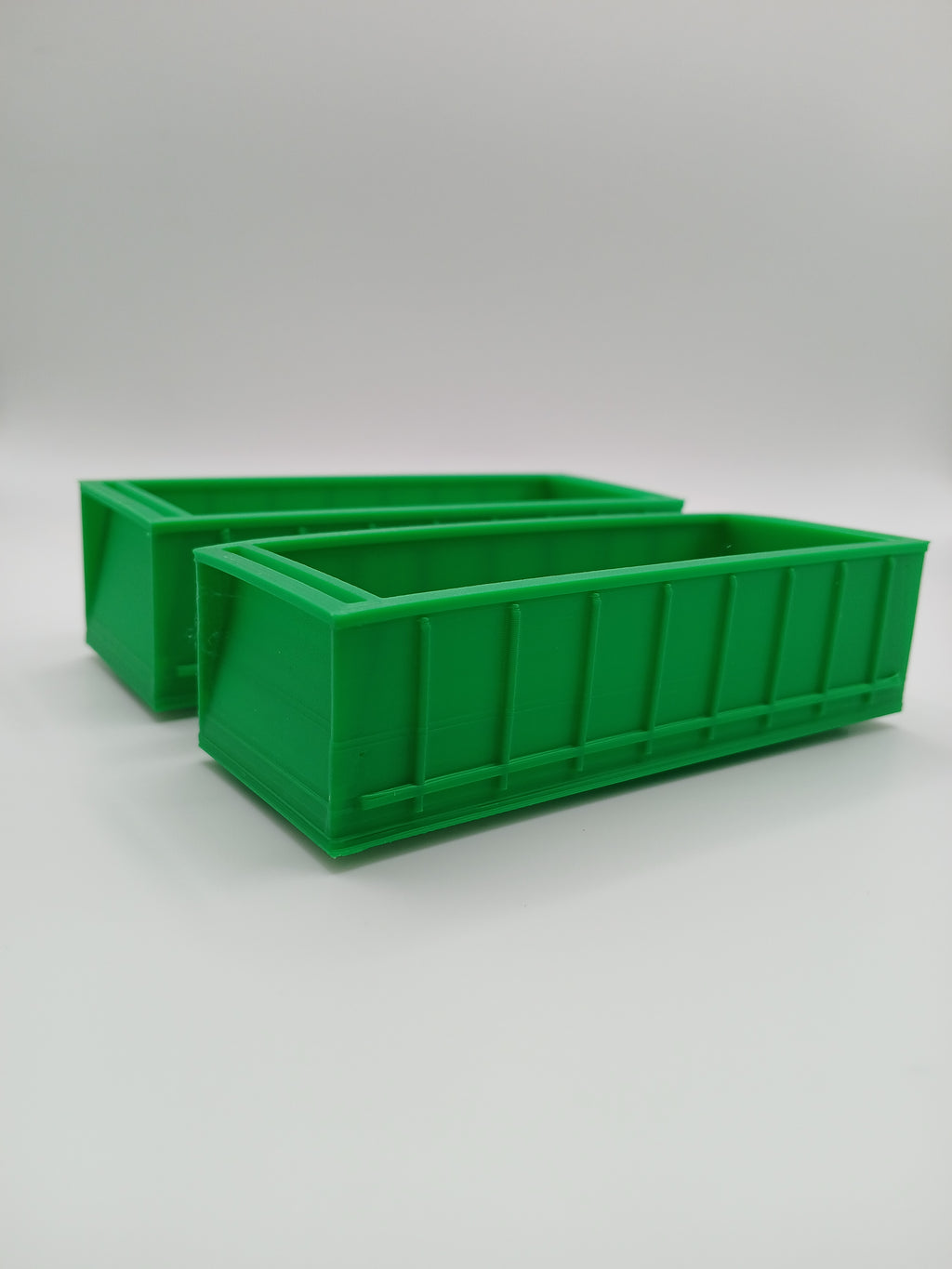 1:64 Scale Green Roll Off Dumpster 3D Printed Diorama