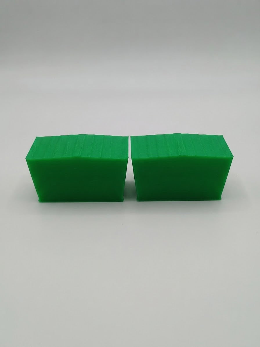 1:64 Scale Green Dumpster 3D Printed Plastic Diorama Accessory
